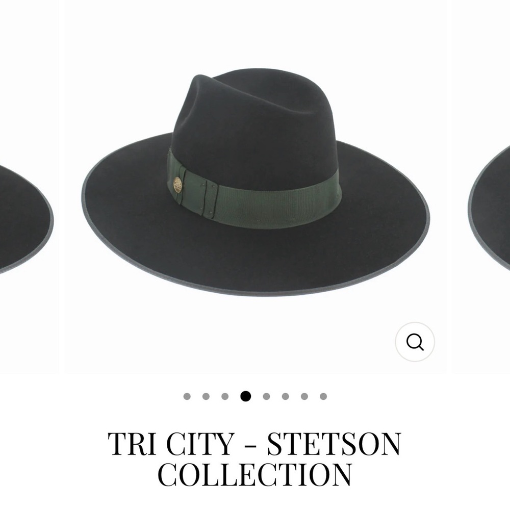 Classic Stetson Tri City wide brim fedora